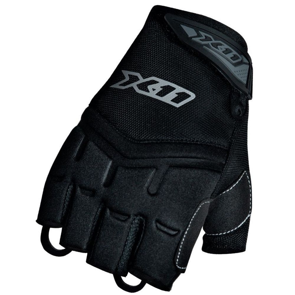 Luva x11 fit x unissex meio dedo motociclista tamanho g