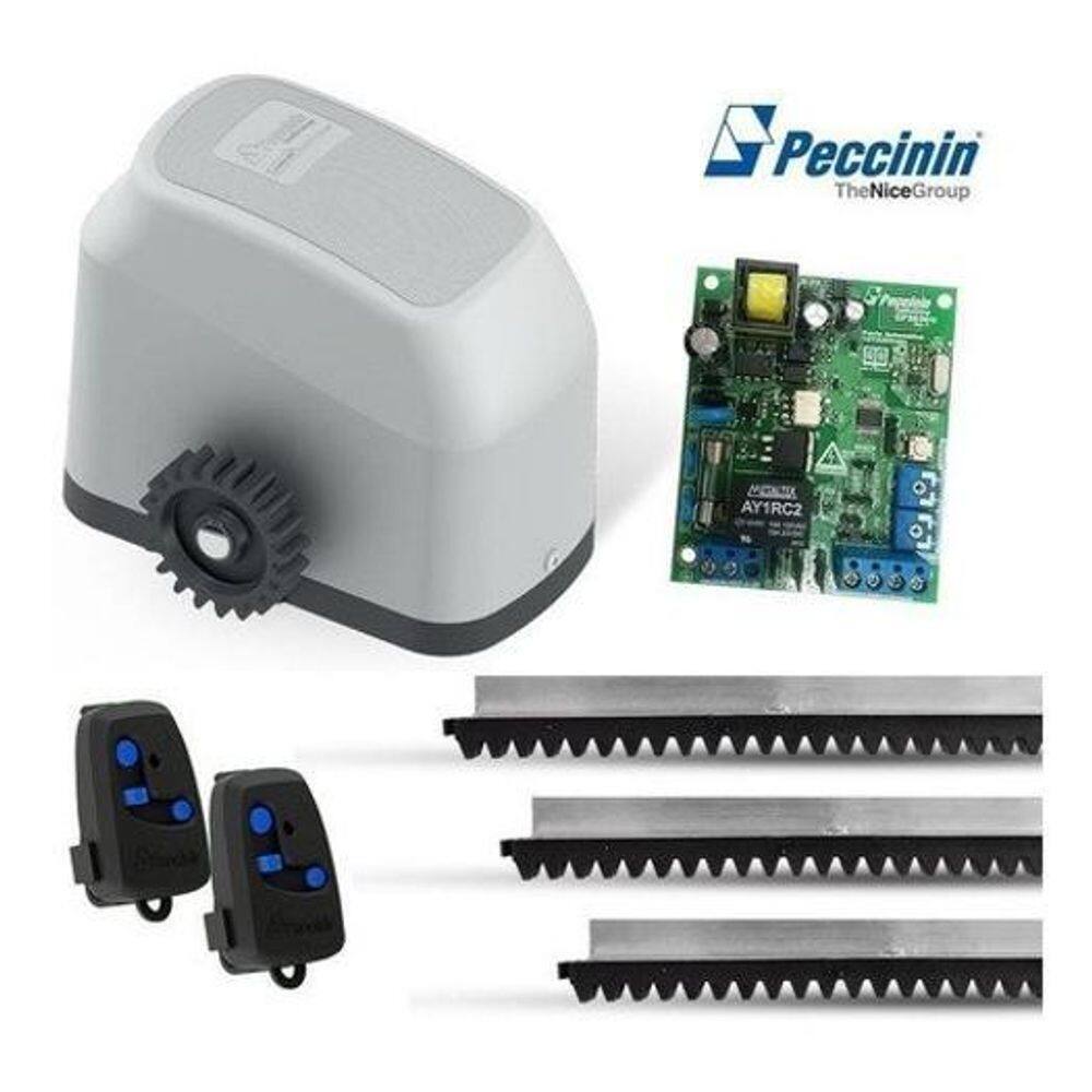 Kit motor portão eletronico deslizante gatter 1/4hp peccinin