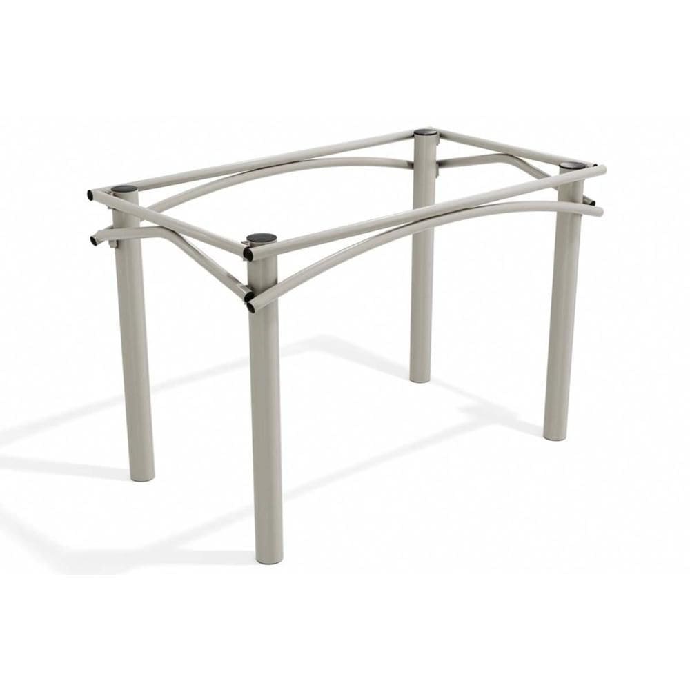 Base Mesa de Jantar Elba M004 AÇO s/Tampo Niquel - Kappesberg