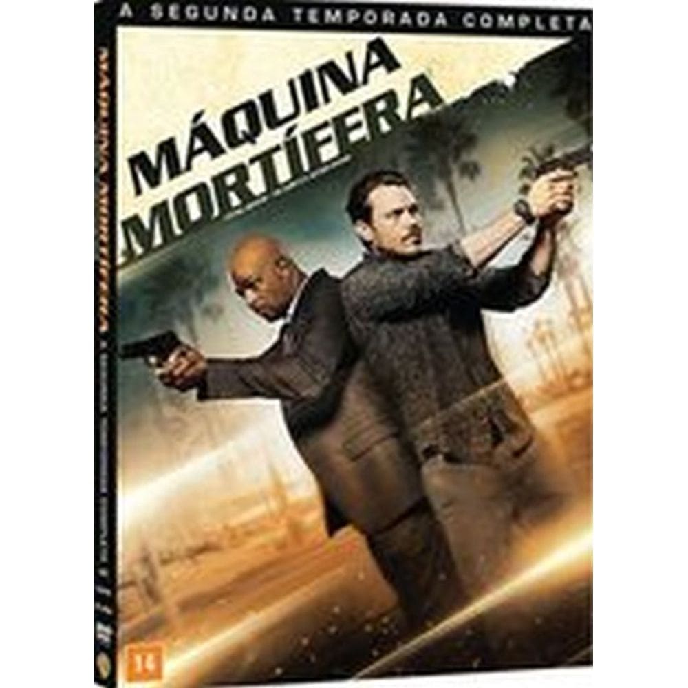 Box dvd máquina mortífera  2 tempoarda 4 discos