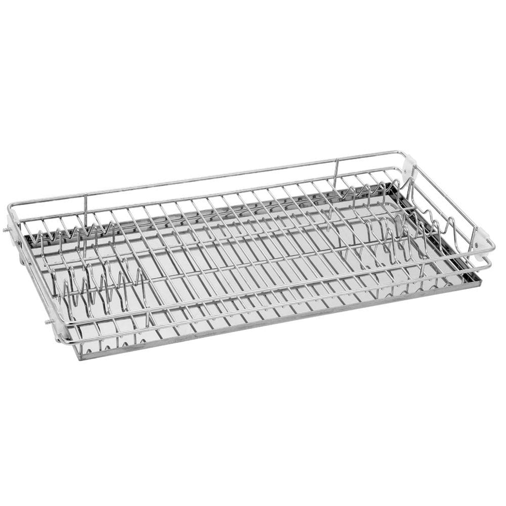 Escorredor de louça versátil Masutti Copat para armário ou bancada com bandeja de inox 304L