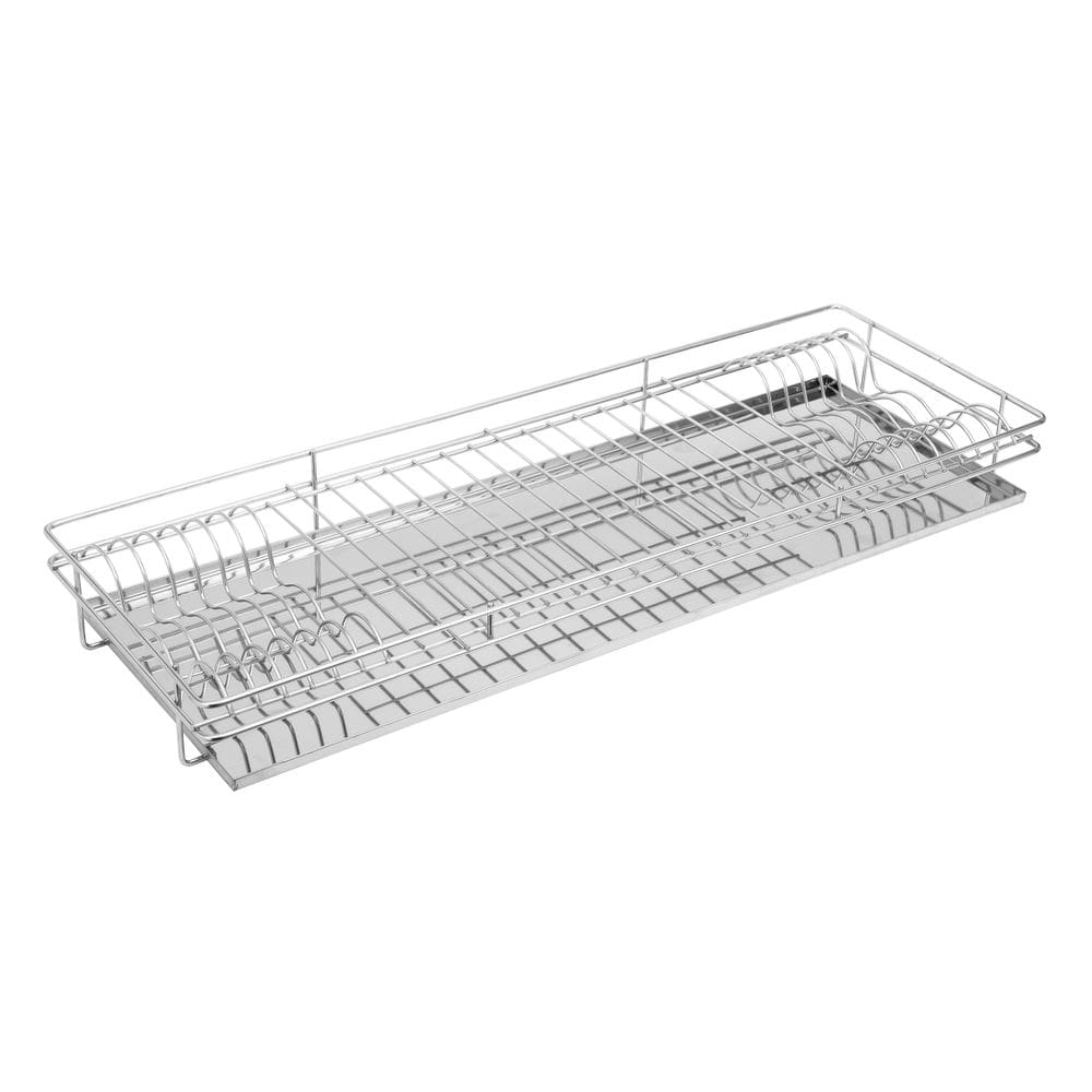 Escorredor de louça versátil Masutti Copat para armário ou bancada com bandeja de inox 304L