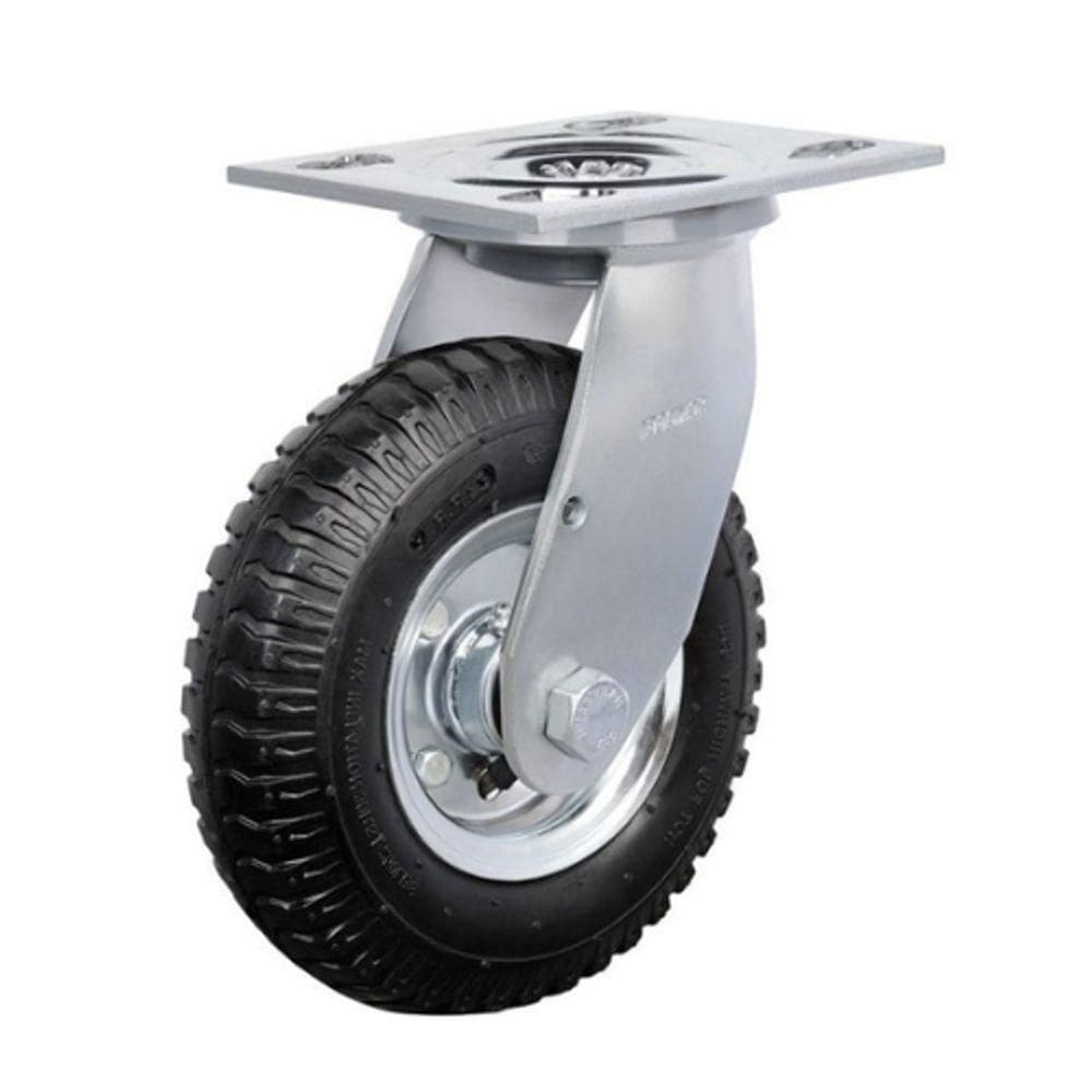 Rodizio Borracha Roda Maciça 250-4 Rol.Esfera S/Freio 200Kg