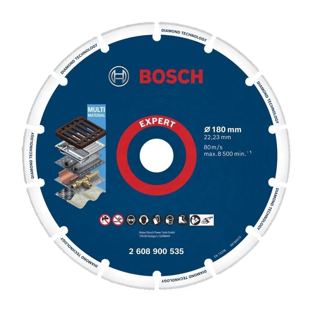 Disco diamantado para metal bosch 180x2223mm x-lock