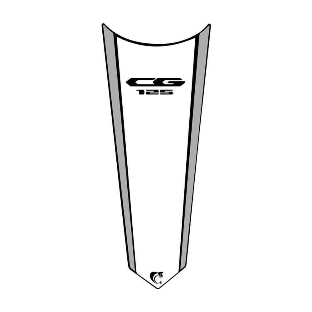 Adesivo Faixa Gravata Tanque Moto Cg Titan 125/150/160 Branco Cor Cg 125