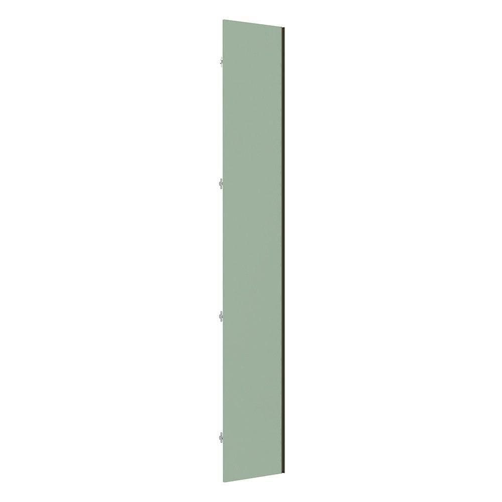 Porta Closet Para Roupeiro De Canto Reto Inox Verde