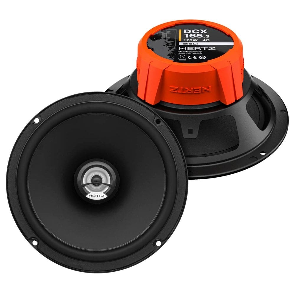 Kit Alto Falante Hertz DCX 165.3 Coaxial 6" Polegadas 120W RMS