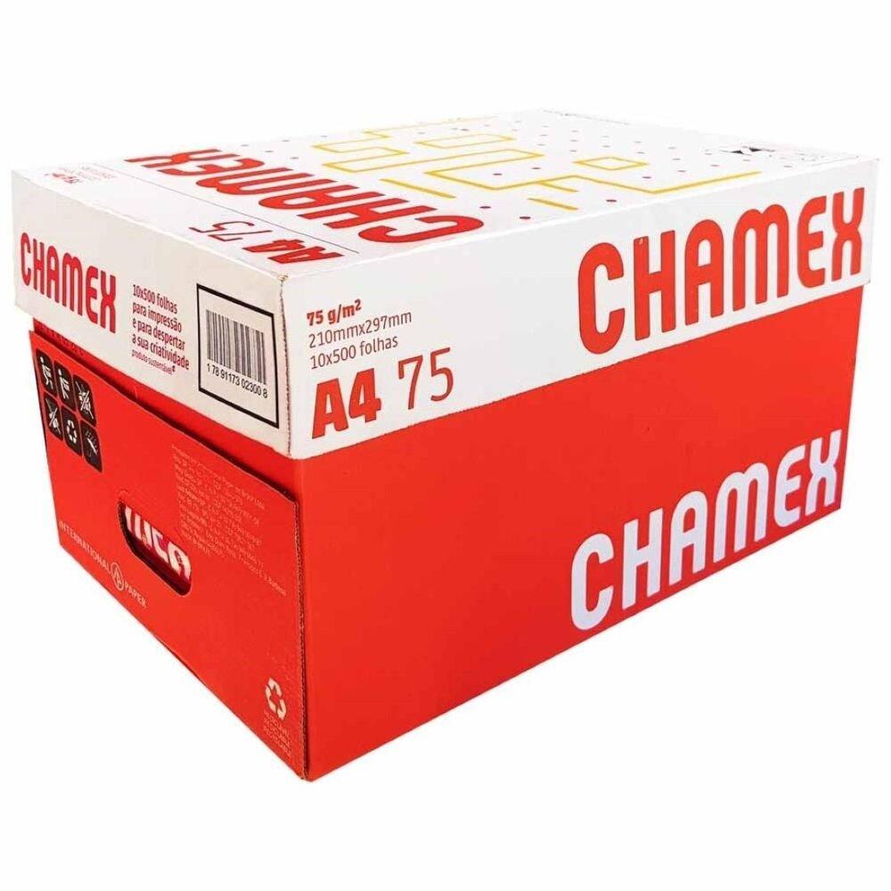 Papel sulfite a4 chamex office 5000 folhas