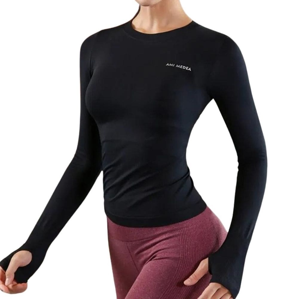 Camiseta Termica Dry Fit Fitness Manga Longa Compressao Leve