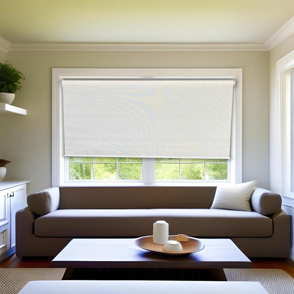 Persiana rolo screen bege 140 l x 220 a cortina solar sacada