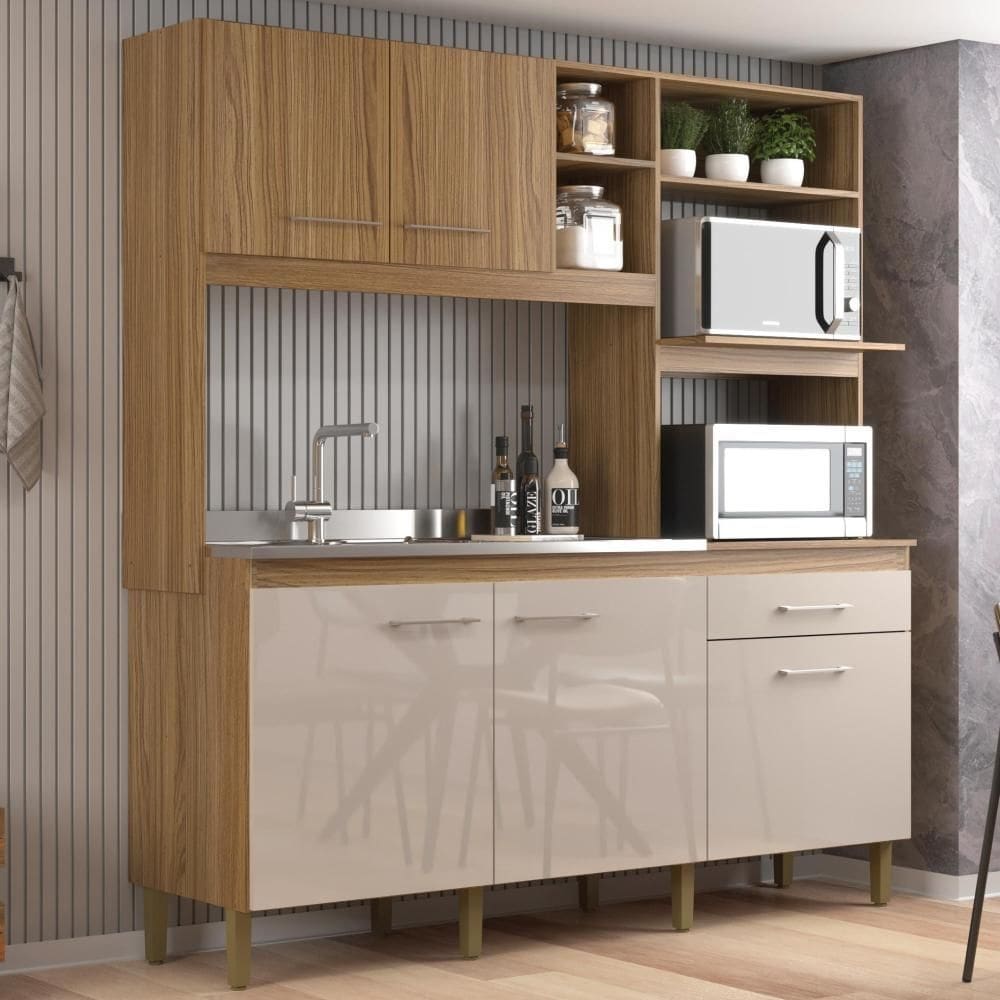 Cozinha 5 Portas E 1 Gaveta Co1515 Ipe Arbo Decibal