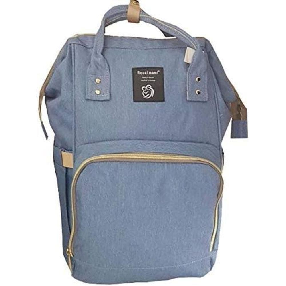 Mochila maternidade baby bag casual 1005 azul