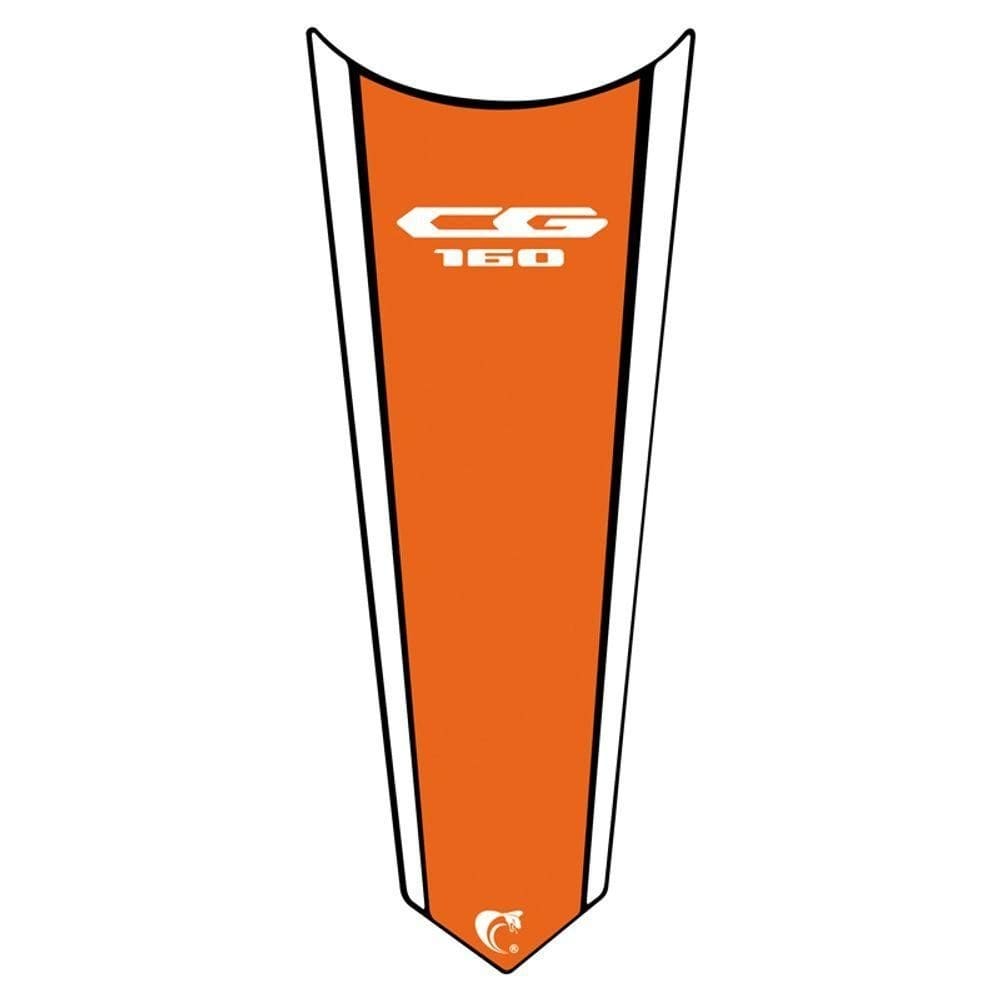 Adesivo Faixa Gravata Tanque Moto Cg Titan 125/150/160 Laranja Cor Cg 160