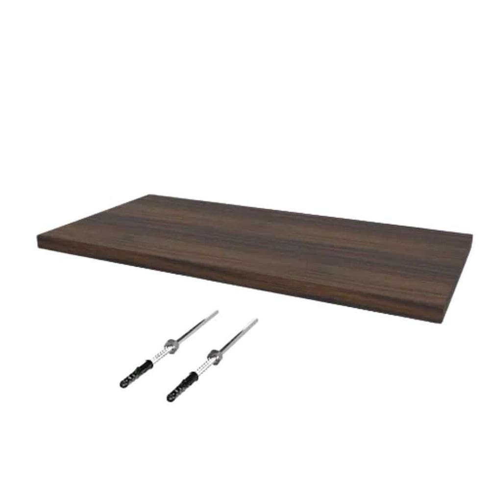 Prateleira Firenze - Sup. Invisivel 40x20cm Nogal - Dicarlo
