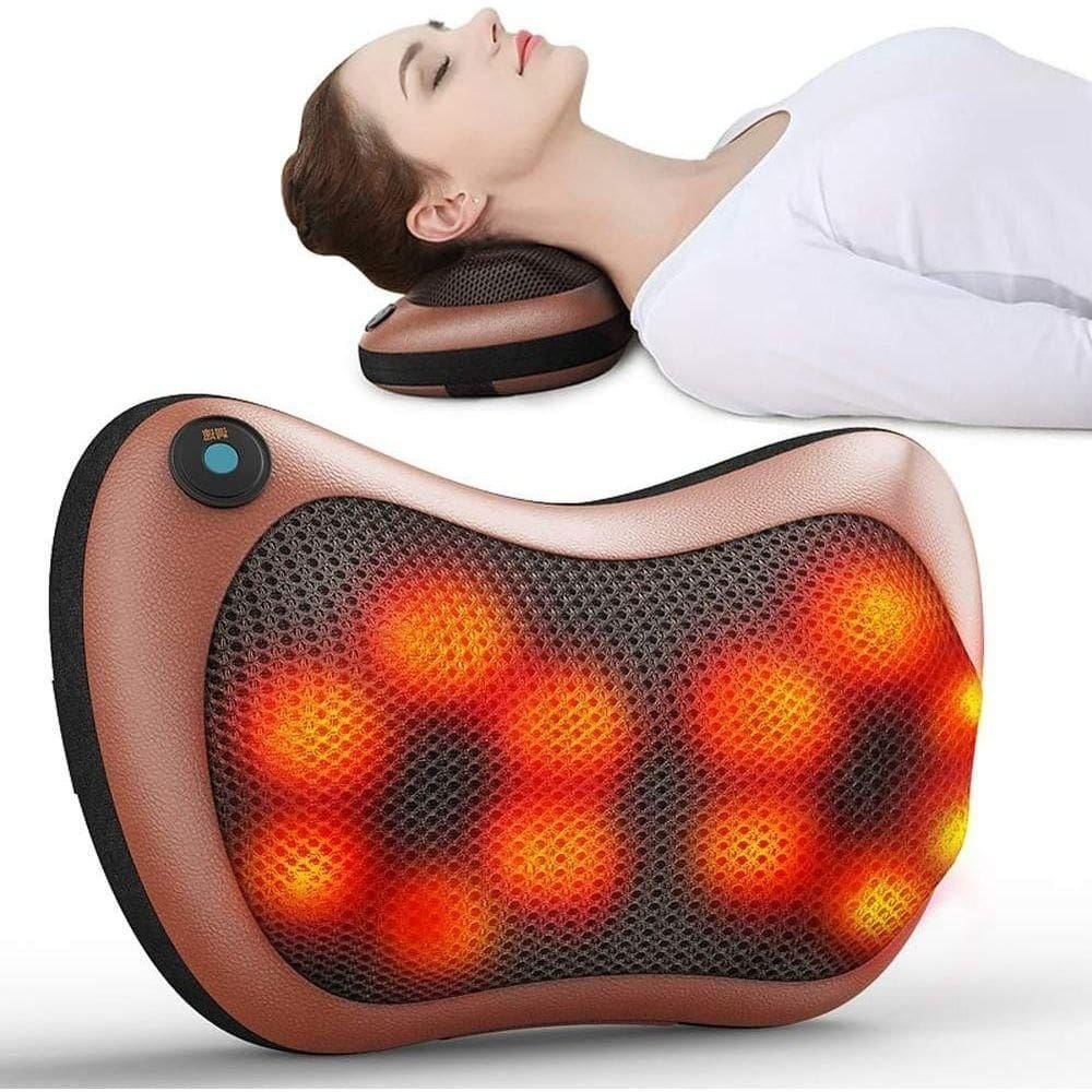 Almofada Encosto Massageador Shiatsu Lombar Pescoço Veicular