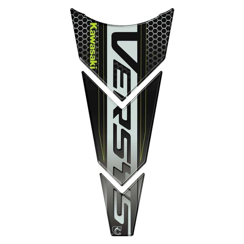 Adesivo Resinado Protetor De Tanque Moto Kawasaki Versys Cor Verde
