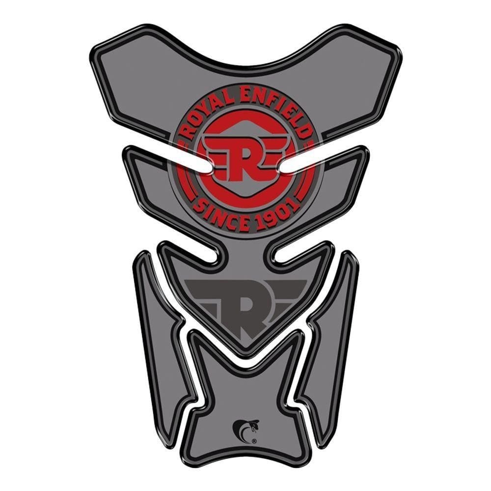 Protetor De Tanque Adesivo Moto Royal Enfield Vermelho Cor Preto