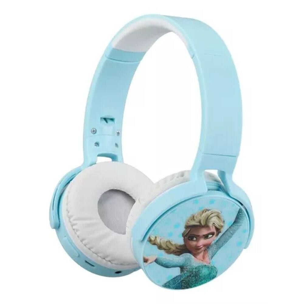 Fone Infantil Colorido Princesas Bluetooth Sem Fio C/ Ajuste