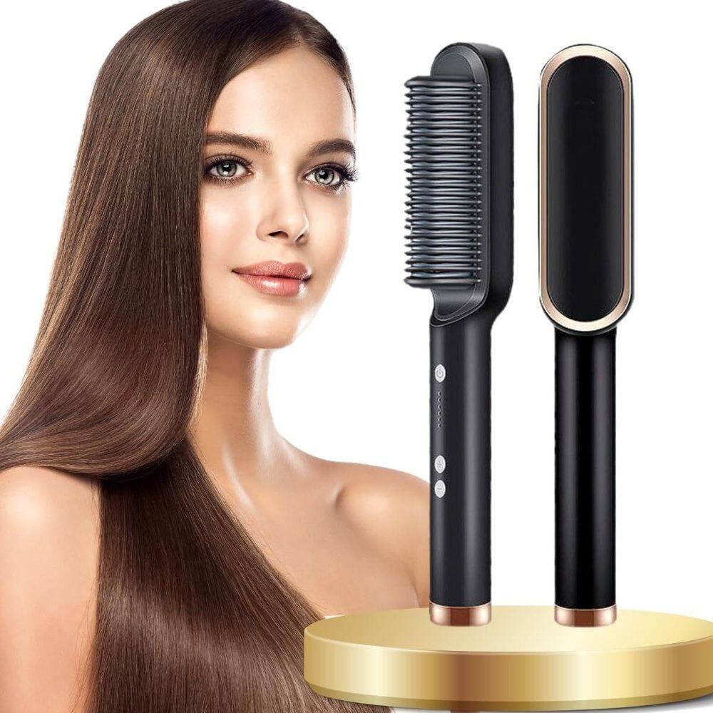 Escova Alisadora 5 Em 1 Rápido Cabelo Orginal Profissional