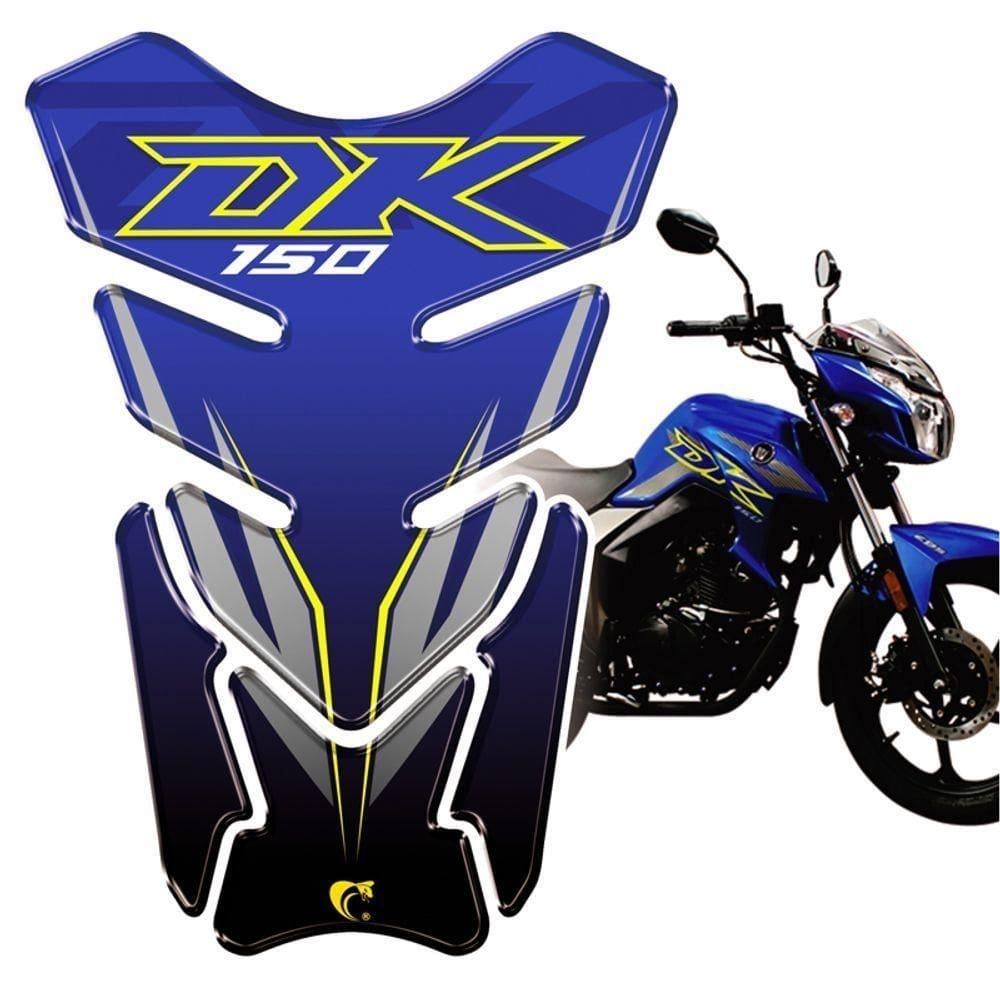 Protetor De Tanque Adesivo Moto Haojue Dk Azul Cor Azul
