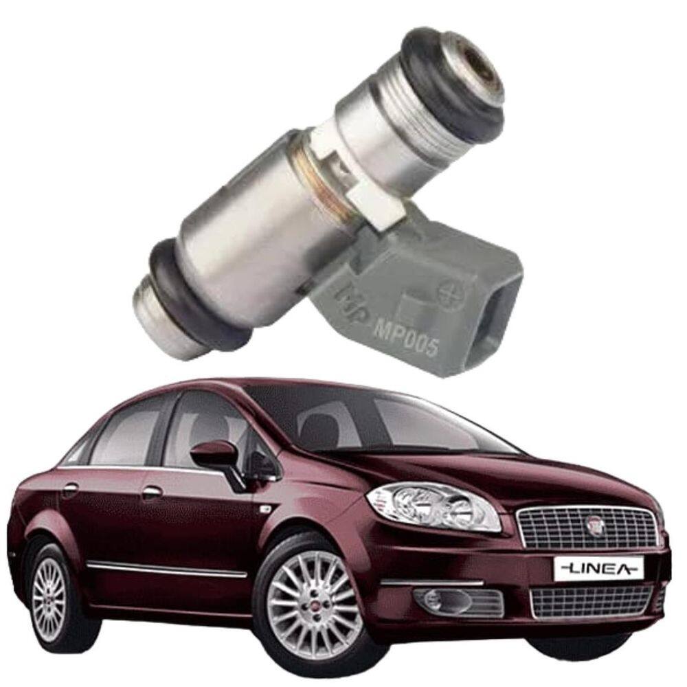 Kit 4 bico injetor fiat linea 1.9 16v 2010 iwp005