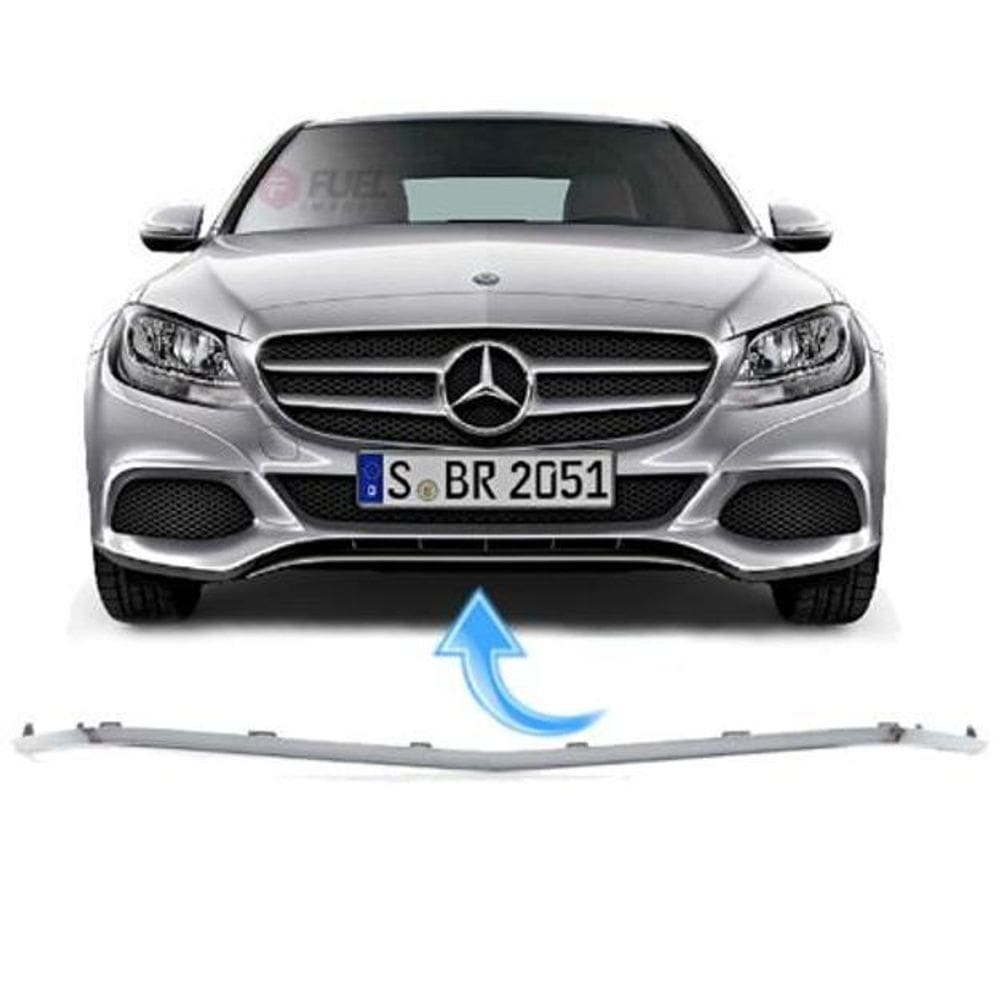 Friso parachoque dianteiro c180 c200 avantgarde 2015 à 2017