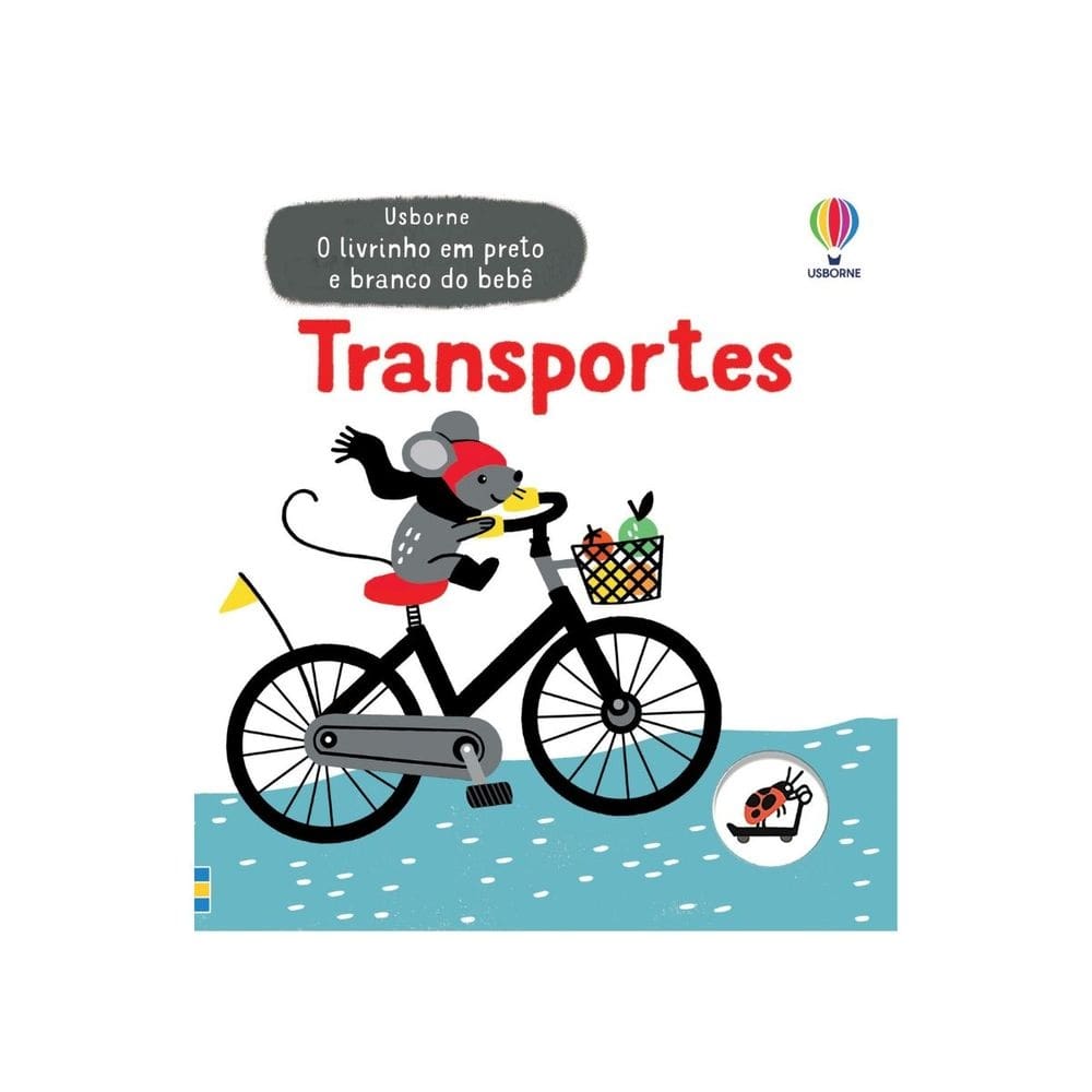 Livro Transportes: O Livrinho Preto e Branco do Bebê