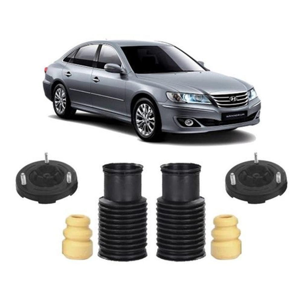 Par kit coxim batente dianteiro hyundai azera 2010 2011 2012