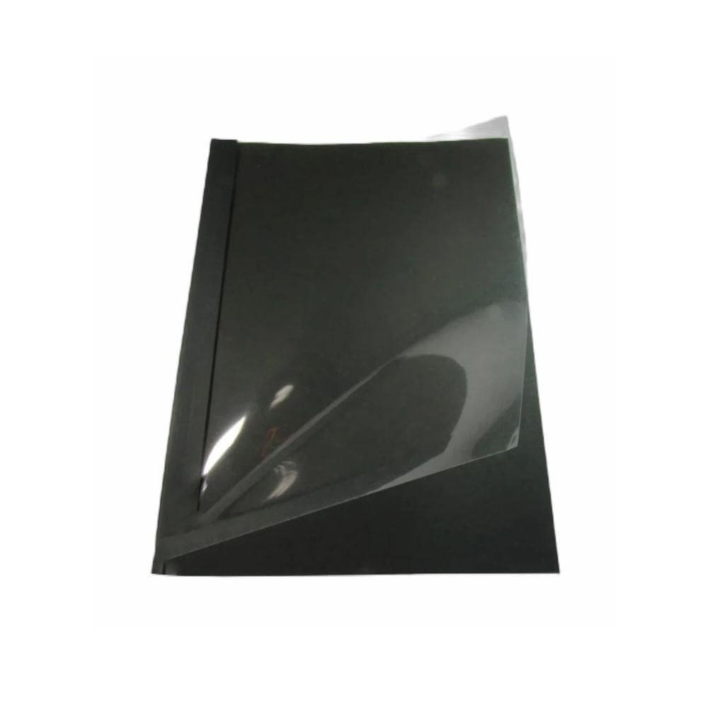 Capa De Encadernação Térmica Até 250 Folhas A4 Preta