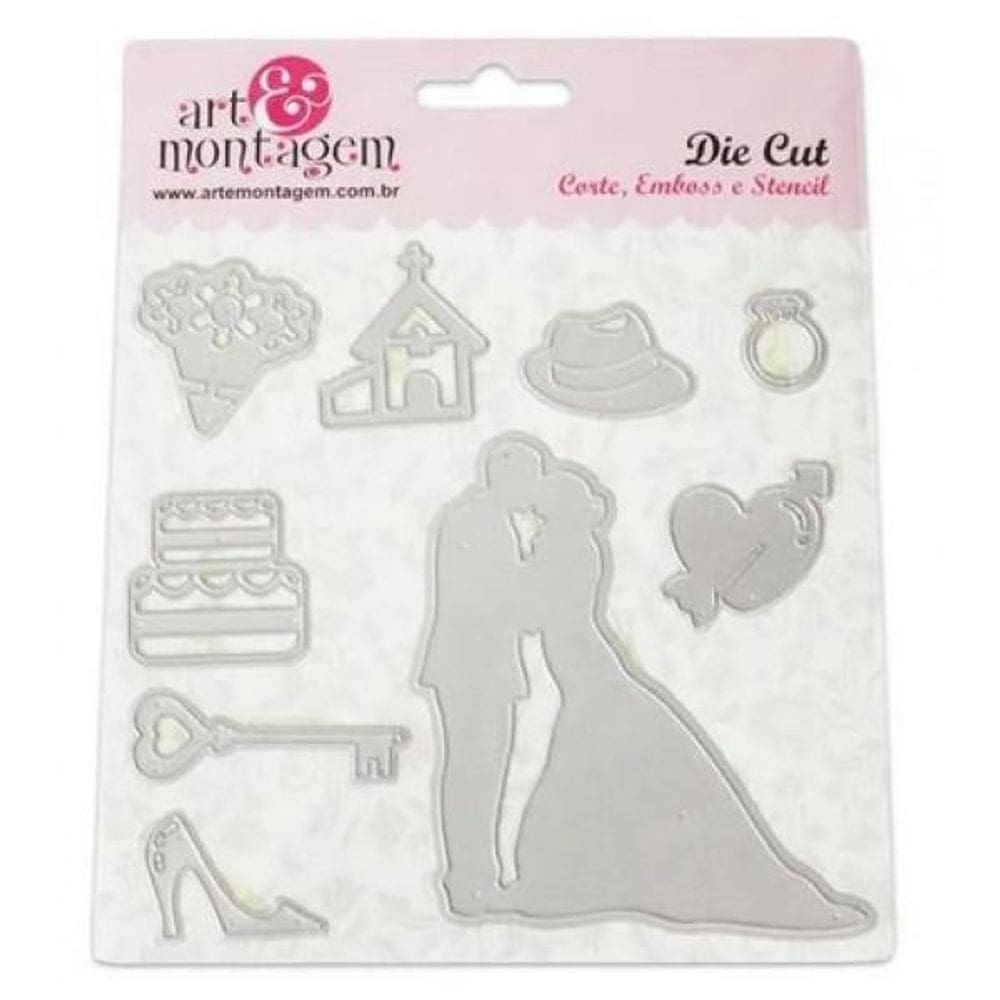 Faca De Corte Em Metal Arte & Montagem Casamento