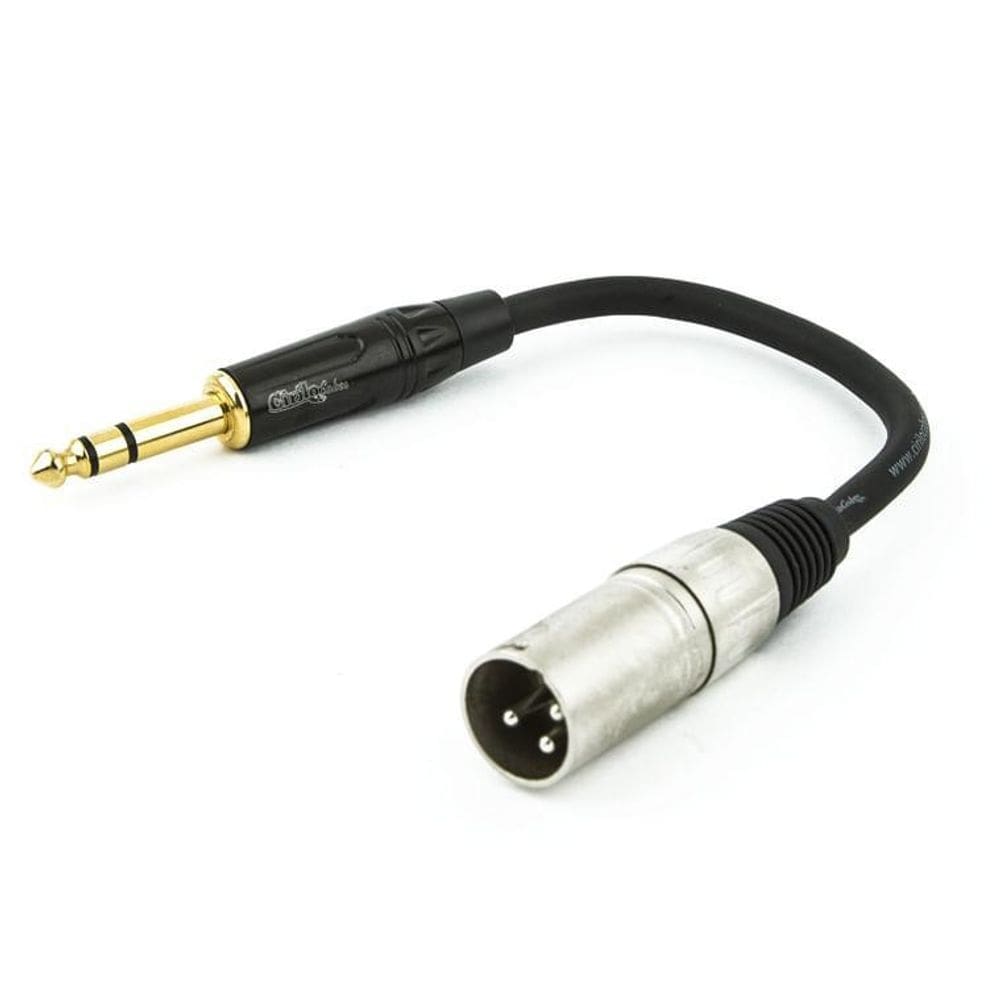 Cabo xlr para p10 profissional estereo - 8 mt