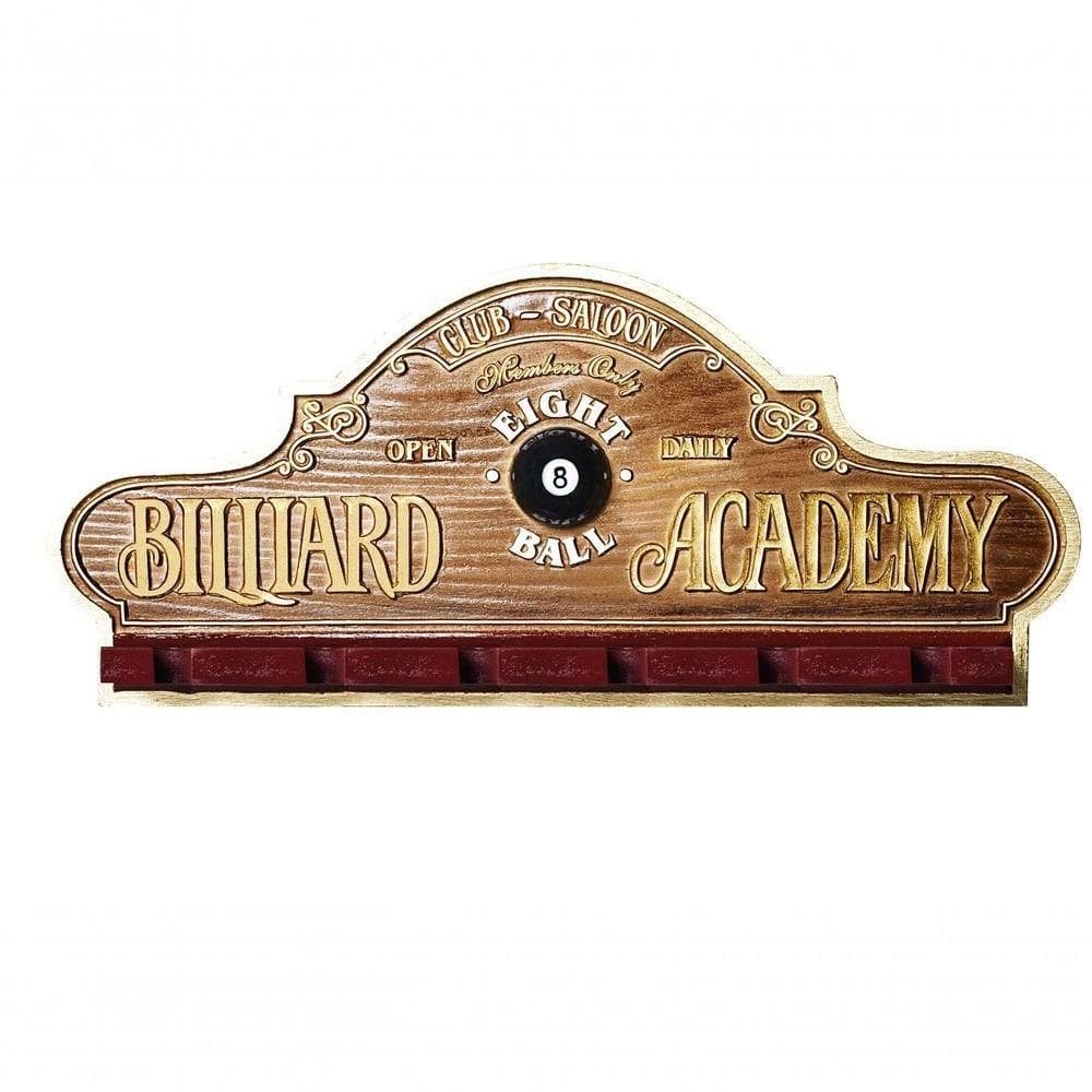 Placa Decorativa Suporte Copos, Porta-espetos - Billiard
