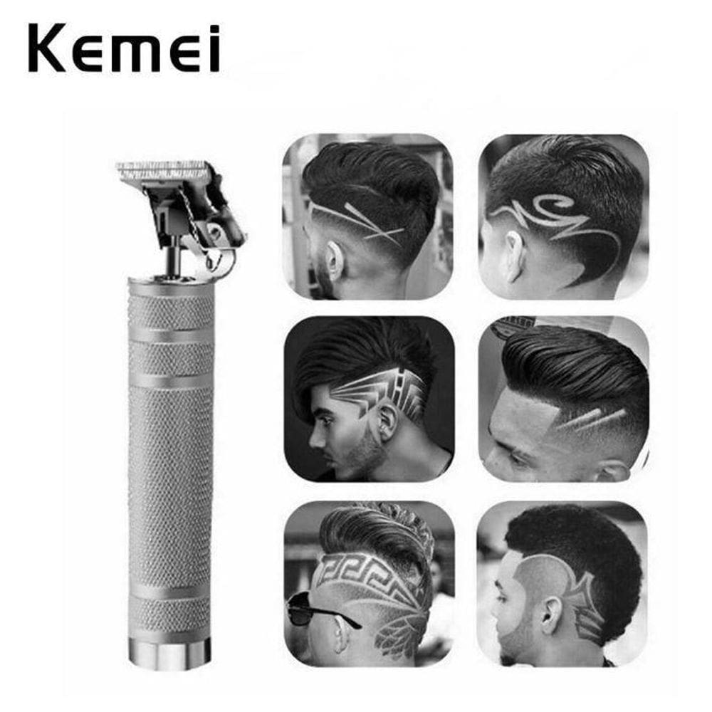 Barbeador kemei km-1974b cordless elétrica clipper +