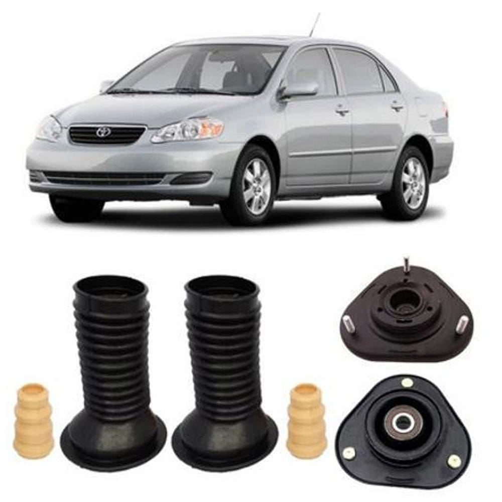Kit coxim amortecedor dianteiro toyota corolla 2003 2004 05