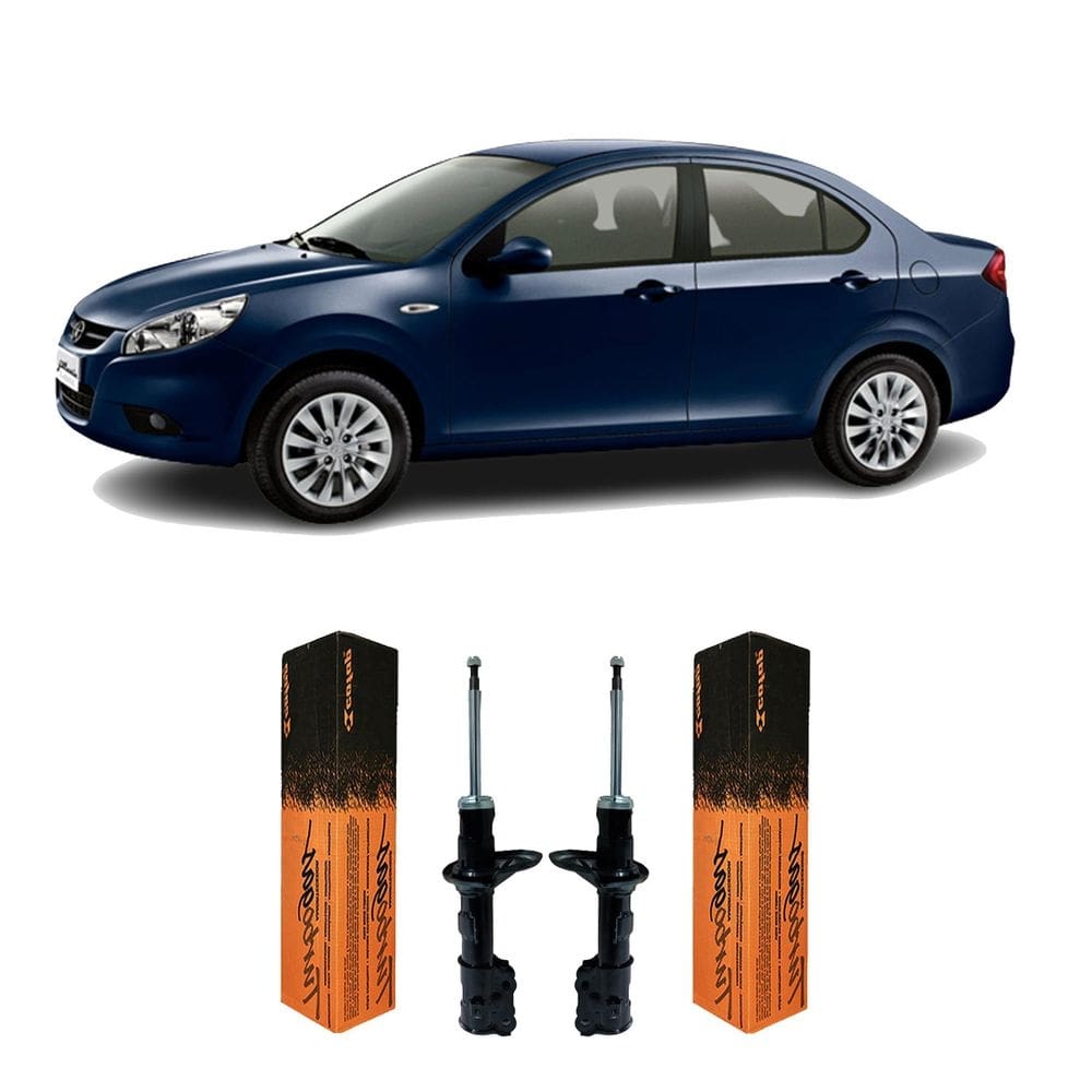 2 amortecedor suspensão dianteira jac j3 sedan 13