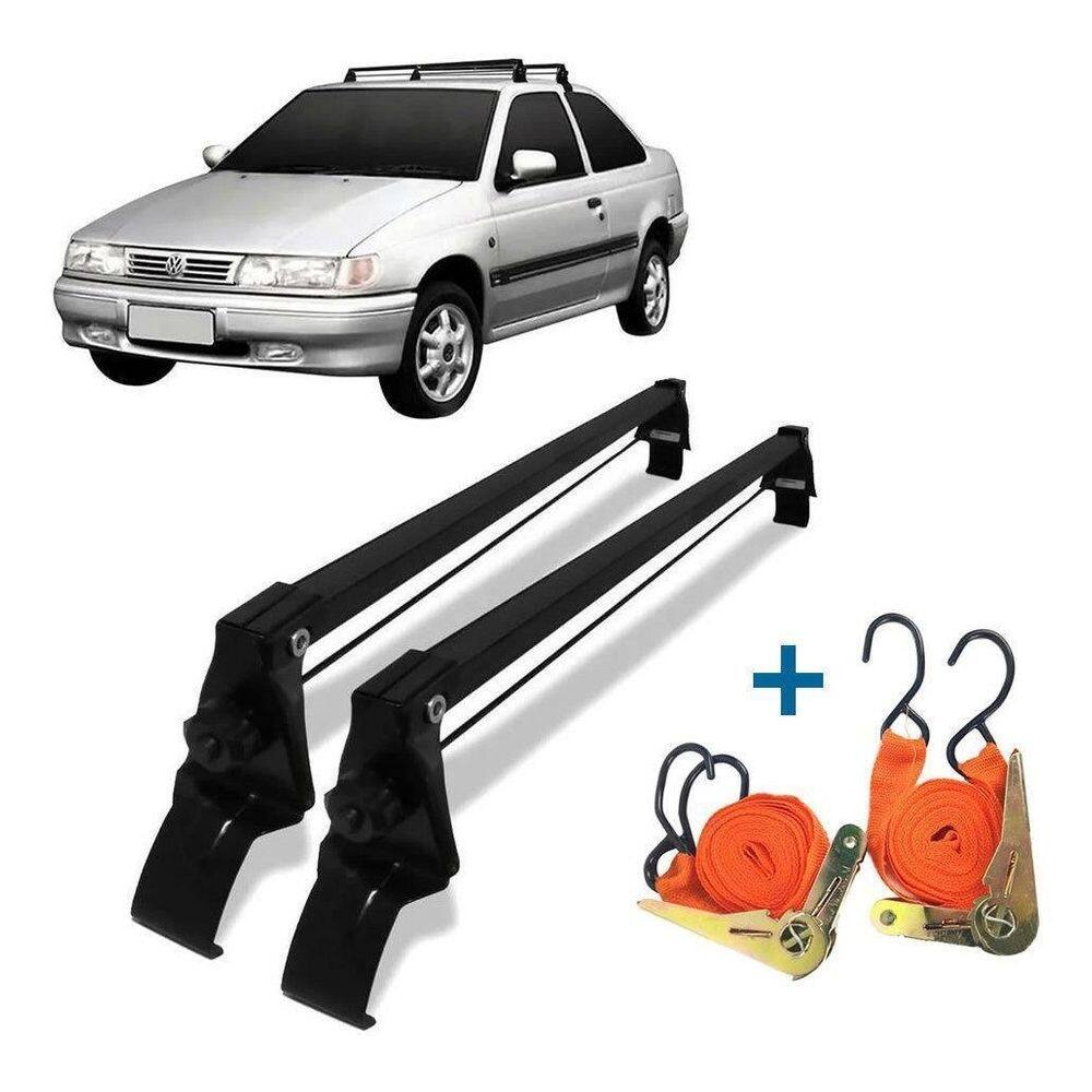 Rack De Teto Bagageiro + 2 Cintas Logus 2 Portas 1993 A 1997