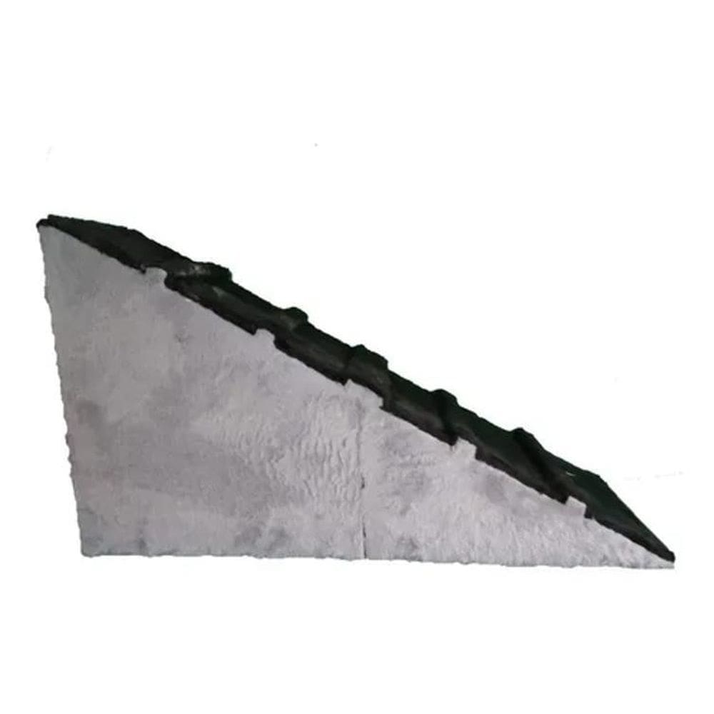 Rampa para cães com 60cm de altura preto com cinza