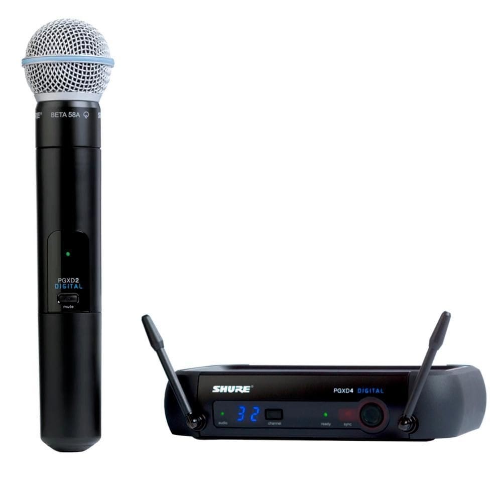 Sistema de microfone sem fio shure pgxd24/beta58-x8 homologação: 136132205567