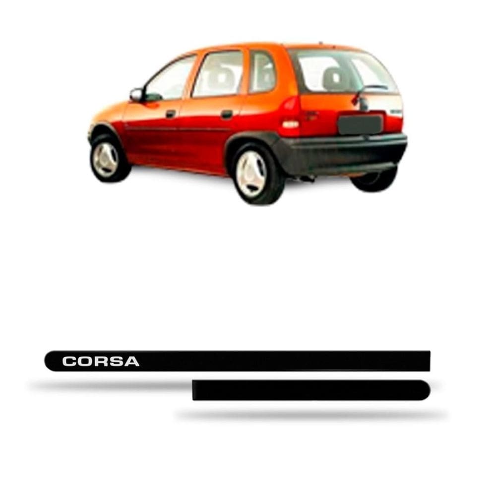 Kit jogo friso lateral corsa 1994 a 97 4 portas personalizad