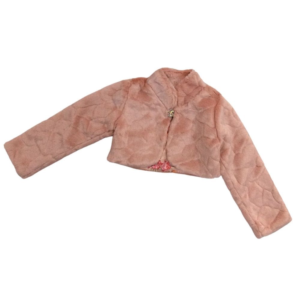 Bolero pele infantil fem Petit Cherie rose