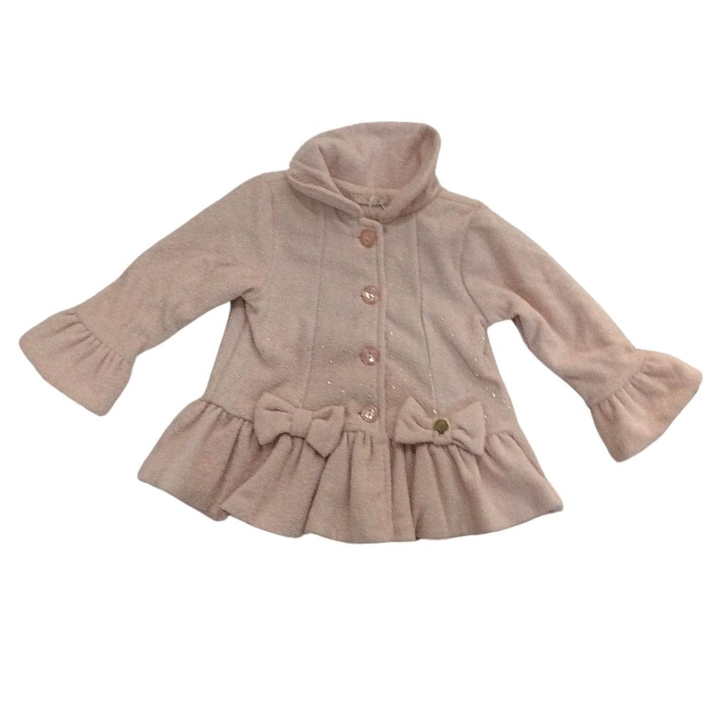 Casaco com brilho infantil fem Petit Cherie rose