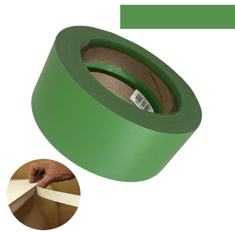 Fita De Borda PVC Verde Oliva Tx 35mm X 20m Tabone