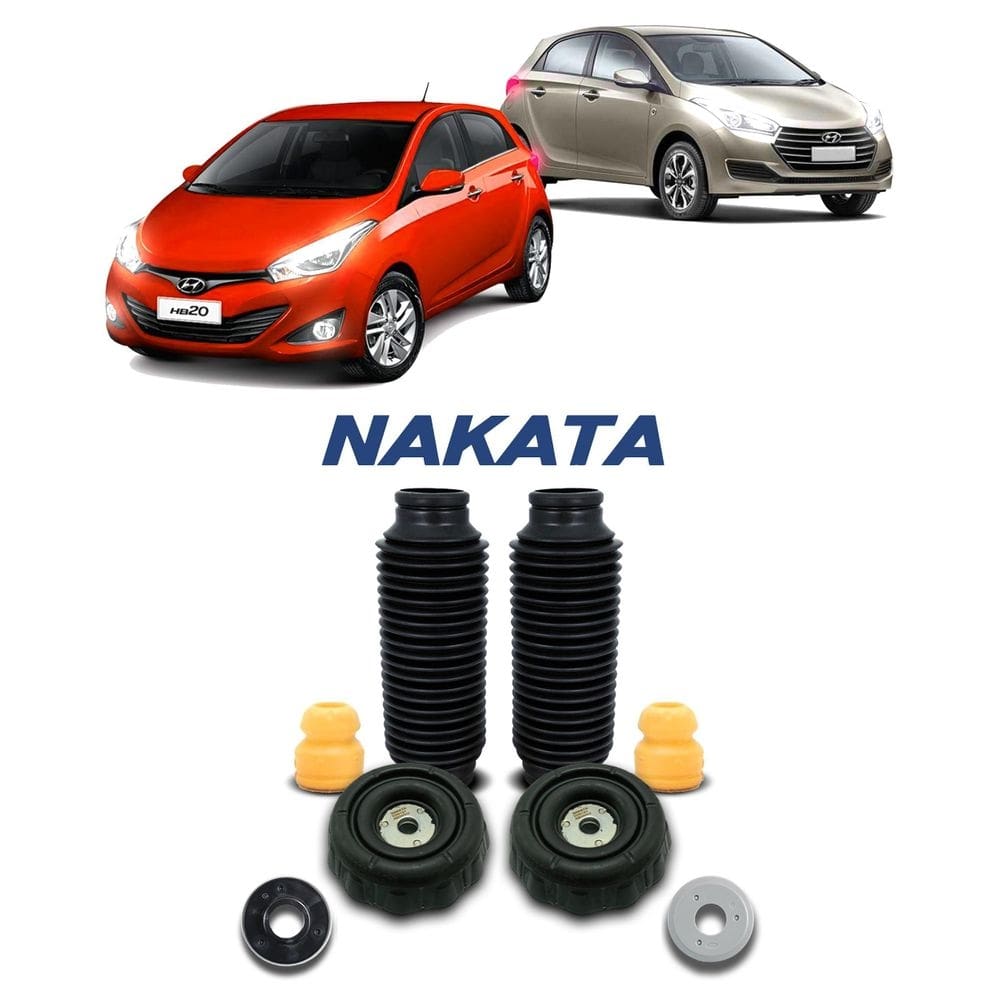 2 kit coxim batente suspensão dianteira hb20 2014