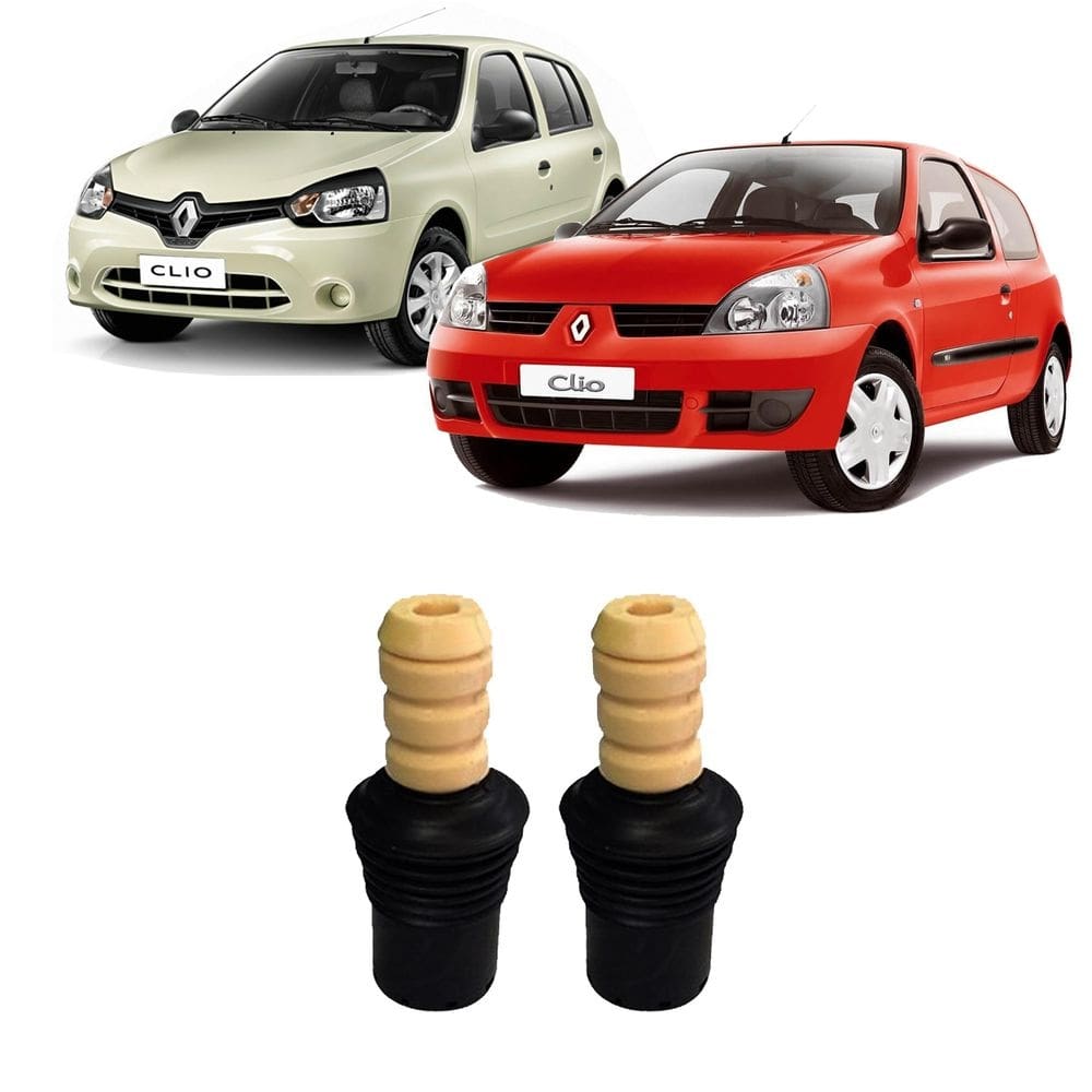 2 batente coifa amortecedor dianteiro clio 2008 2009 2010 11