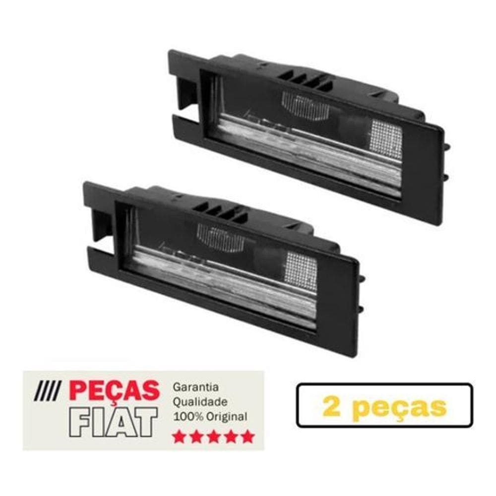 Lanterna 2pçs luz placa traseira  grand siena 2013