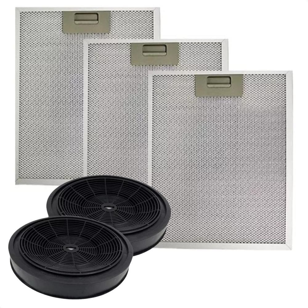 3 Filtro Aluminio +2 Carvão Depurador Electrolux De80B De80X