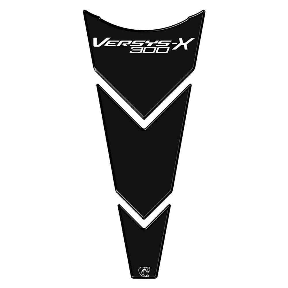 Adesivo Resinado Protetor De Tanque Moto Kawasaki Versys Preto Cor Preto