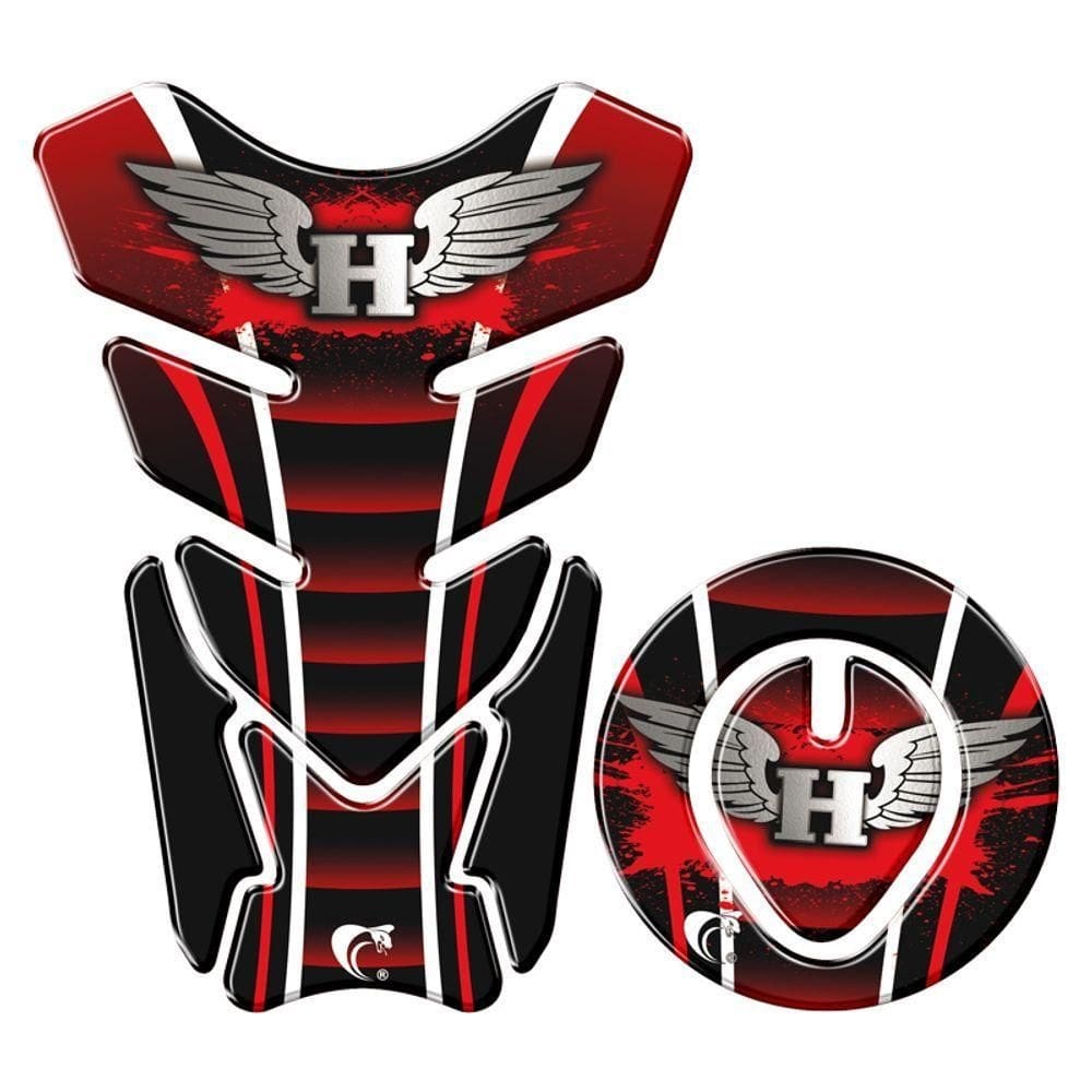 Protetor Tanque E Bocal Adesivo Moto Honda Até 2017 Vermelho Cor Vermelho