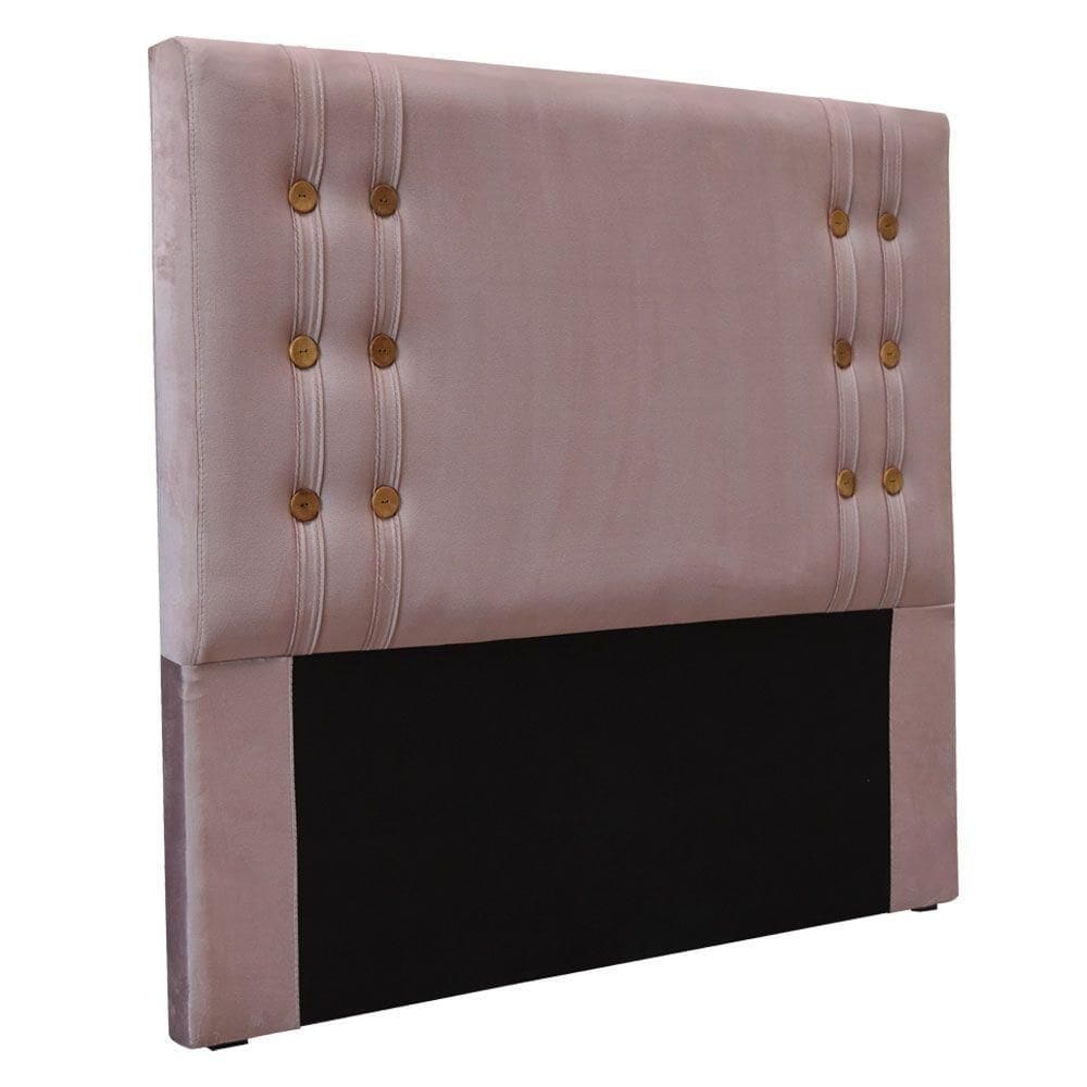 Cabeceira Queen 1,60m Genova Veludo Pallazio Lilás