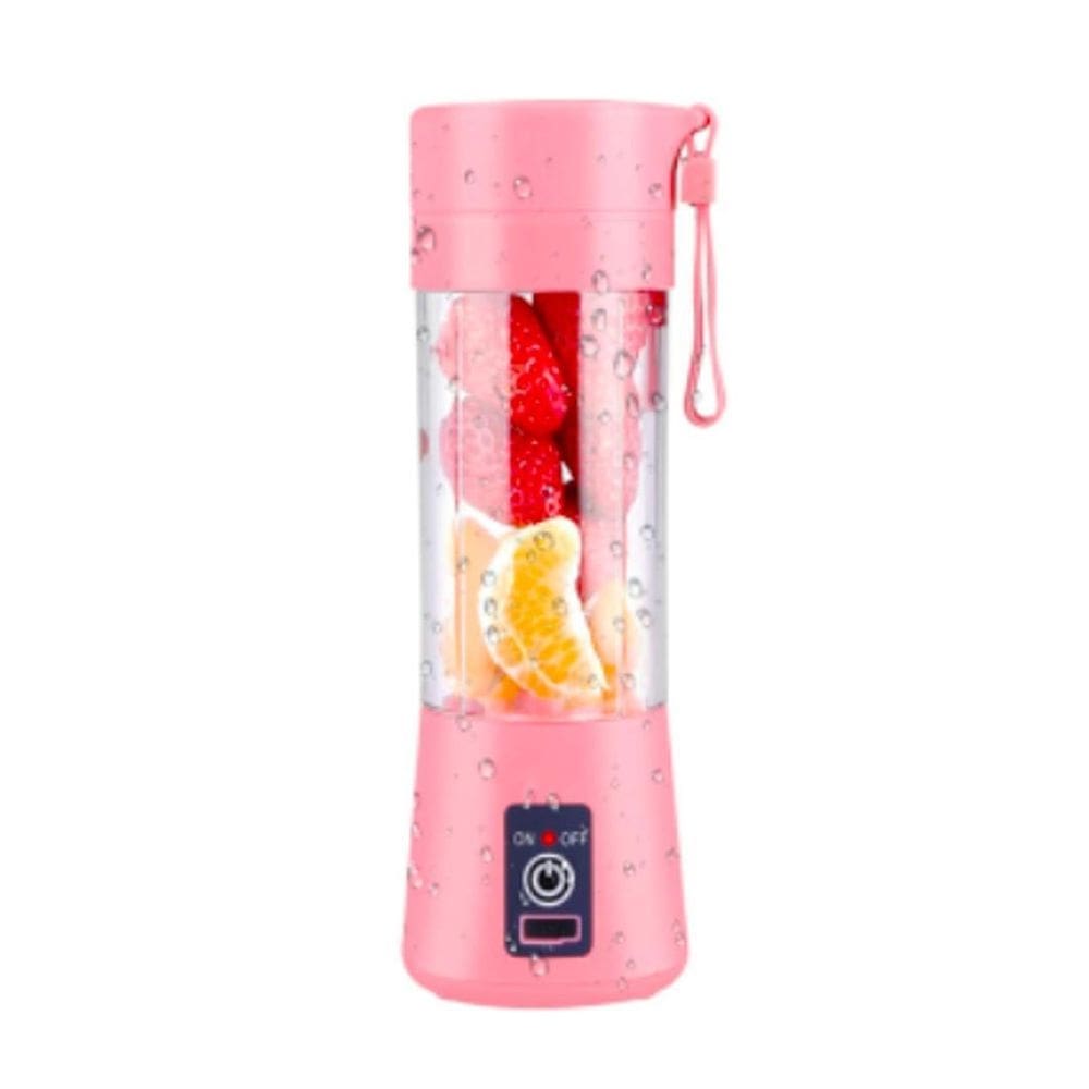 Garrafa mixer liquidificador portátil recarregável 380ml